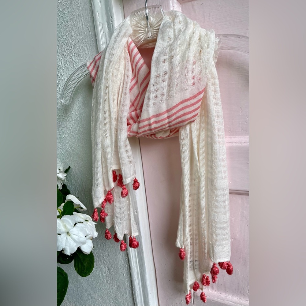 Tasseled scarf